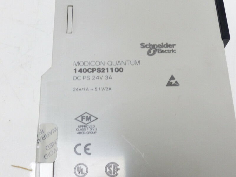 Schneider 140CPS21100 24 VDC Power Supply Module