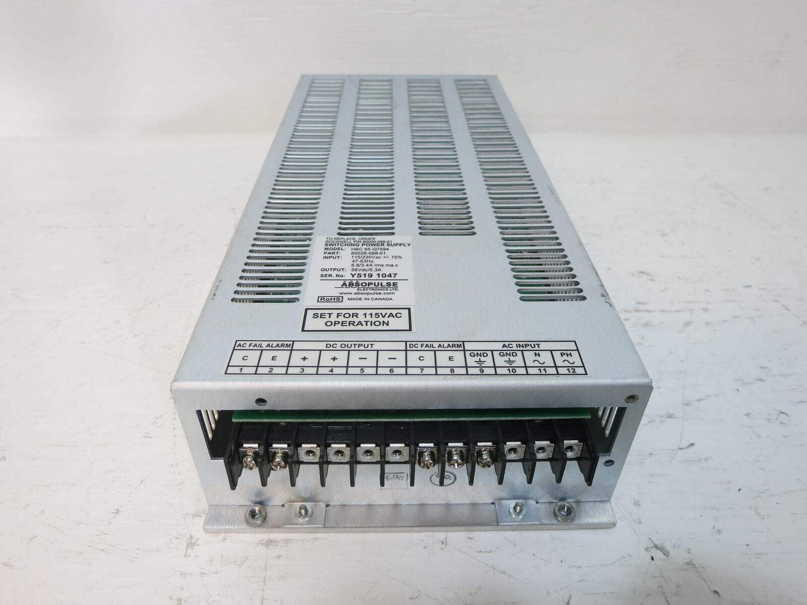 Allen-Bradley 80026-088-01 AC/DC Power Supply