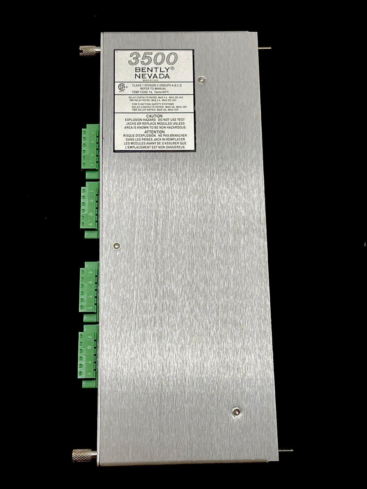 Bently Nevada 125720-01 3500/32 4 CHANNEL RELAY I/O MODULE PLC Module