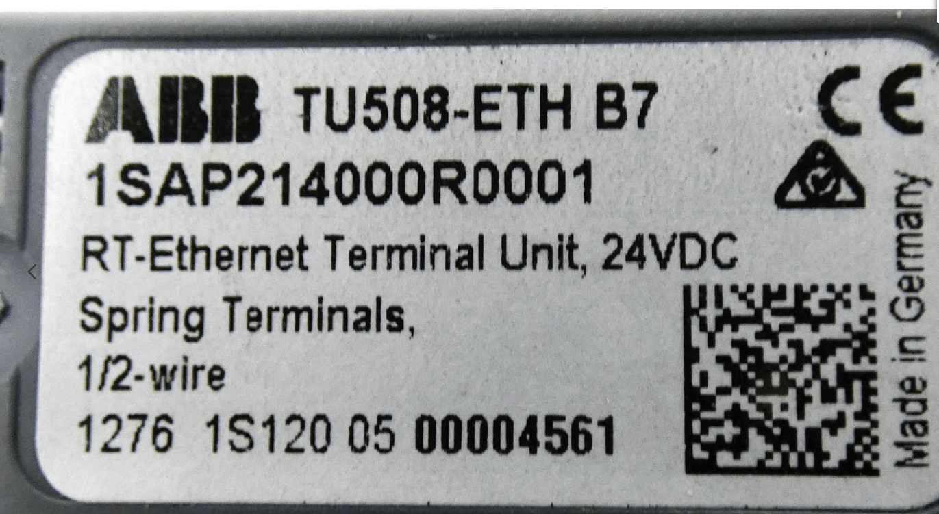 ABB TU508-ETH Interface Terminal Unit