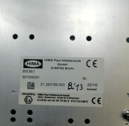 Hima B9361 Rack PLC Module