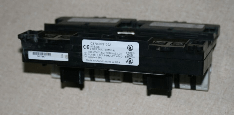 GE IC670CHS102A I/O Base Terminal Block