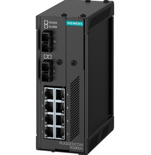 Siemens RS900G-HI-D-2SFP 8 Port Rugged Ethernet Switch