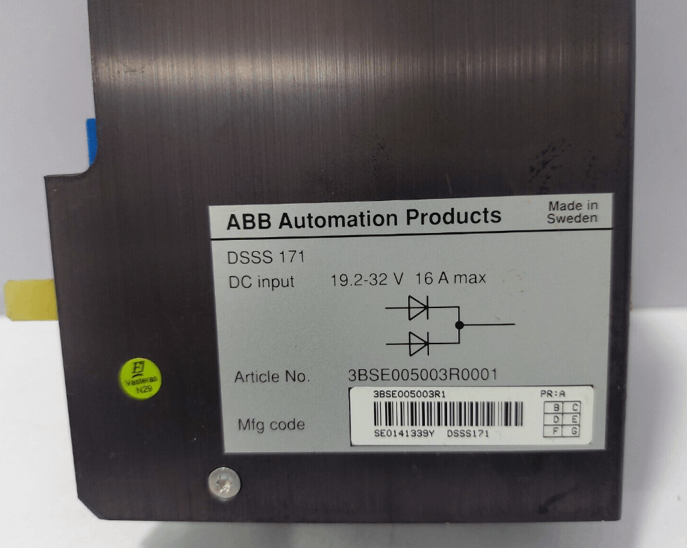 ABB DSSS171 3BSE005003R0001 Voting Unit