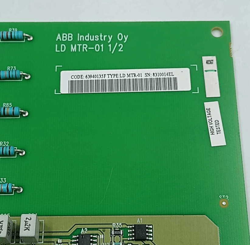 ABB 63940135F LDMTR-01 I / O Module