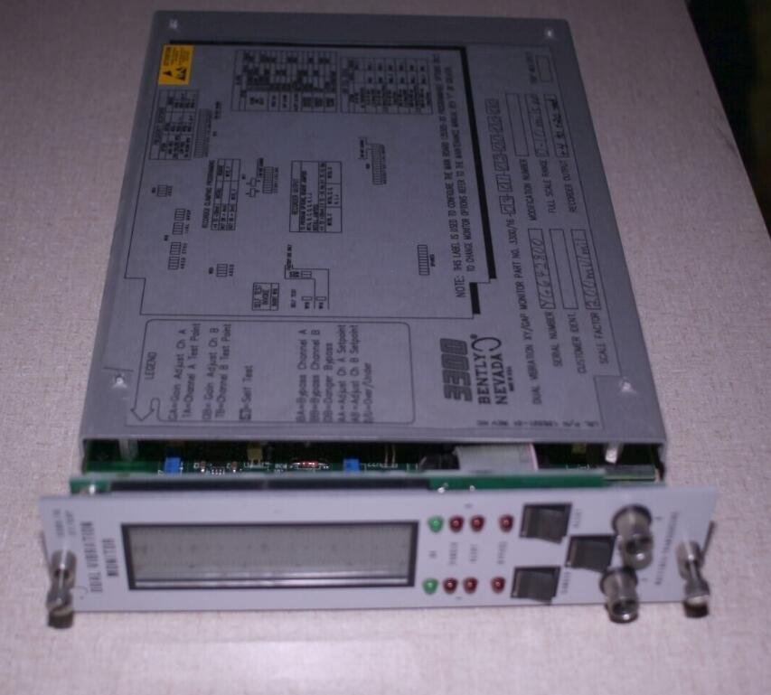 Bently Nevada 3300/16-15-01-03-00-00-02 Dual Vibration Monitor