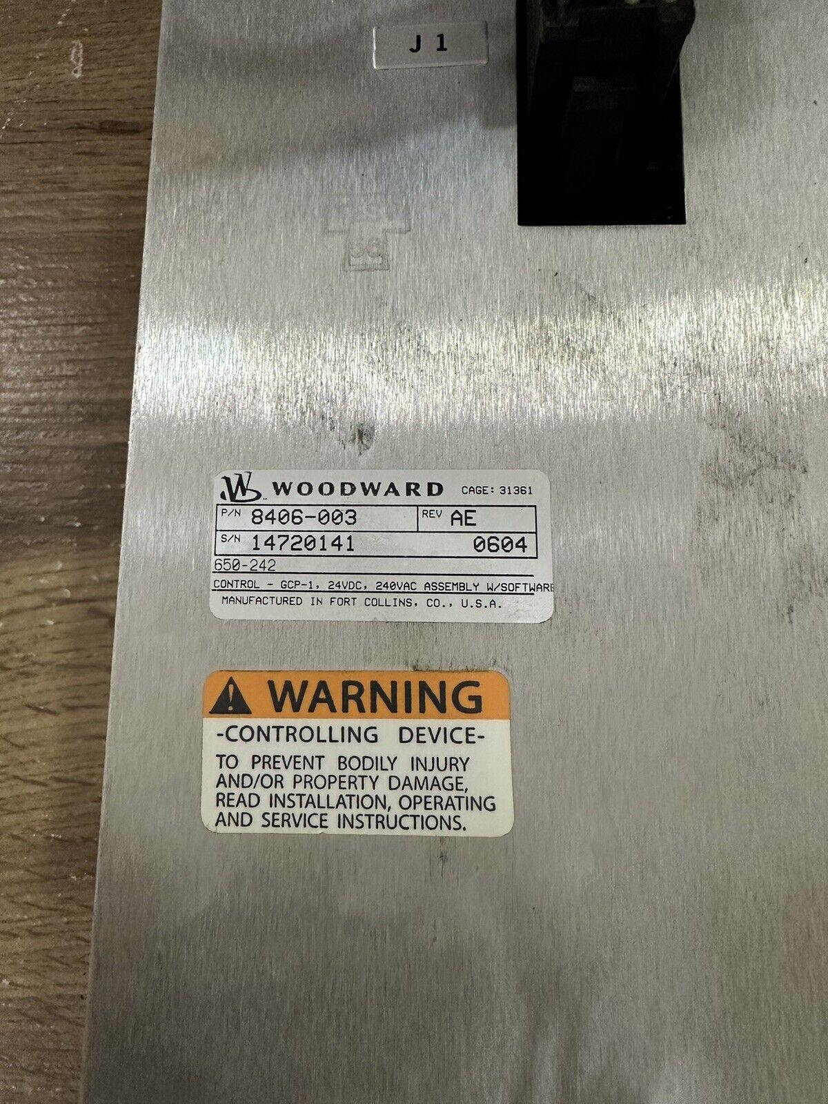 Woodward 8406-003 Pressure regulator