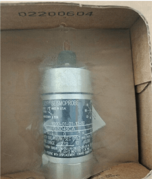 Bently Nevada 9200-01-01-10-00 Two-Wire Velocity Seismoprobe Transducer