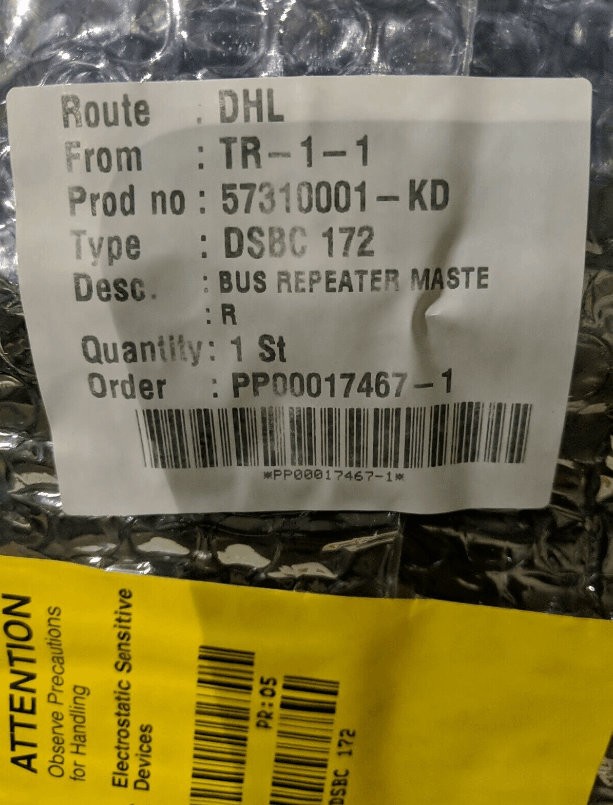ABB DSBC172 57310001-KD Bus Repeater Master
