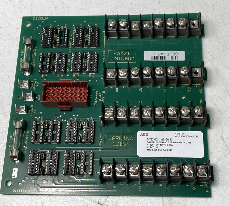 ABB NTDI02 Digital Interface Termination Unit