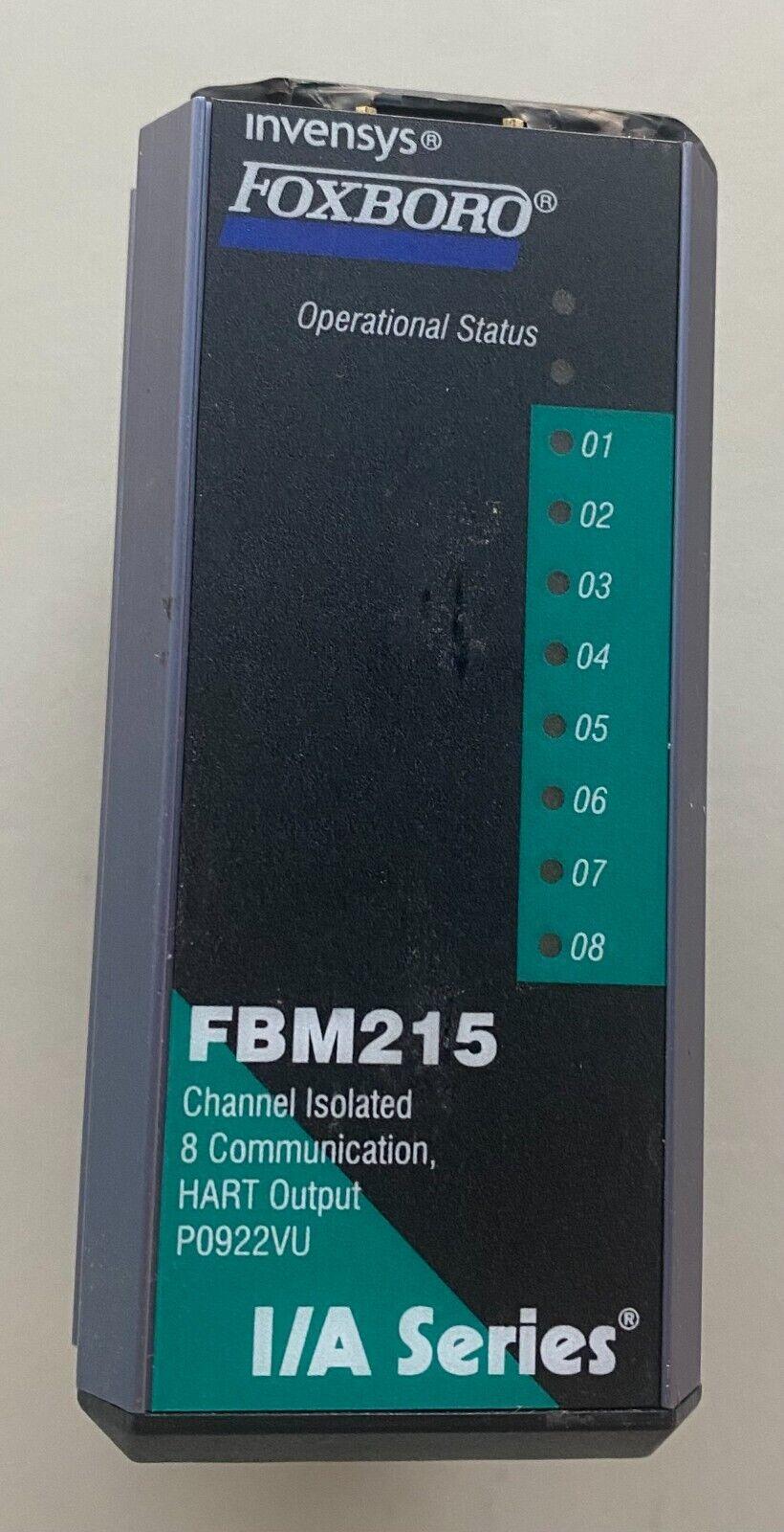 Foxboro FBM215 P0922VU HART Communication Output Interface Module