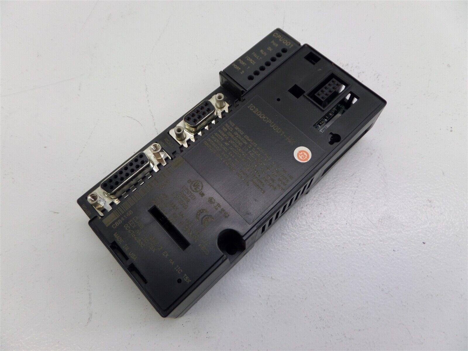 GE Fanuc IC200CPU001-HK VersaMax CPU Module