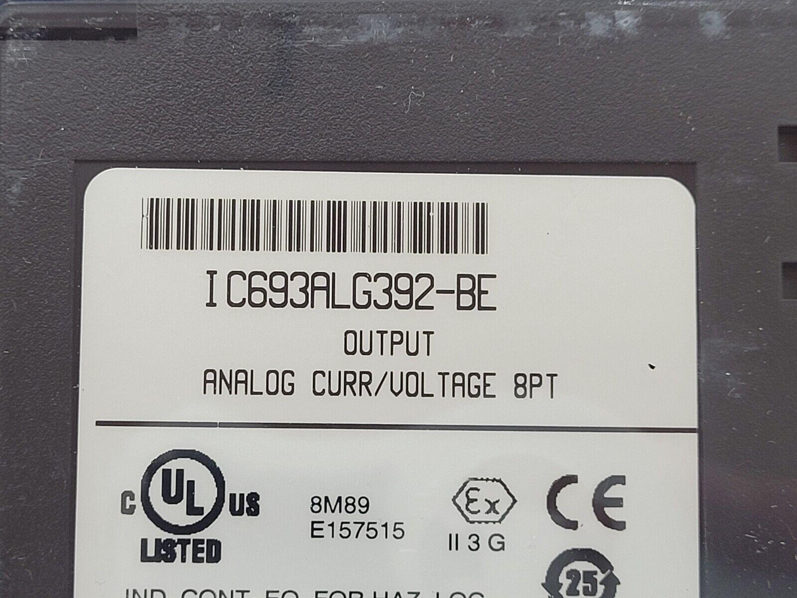 GE Fanuc IC693ALG392 8-channel analog Output Module