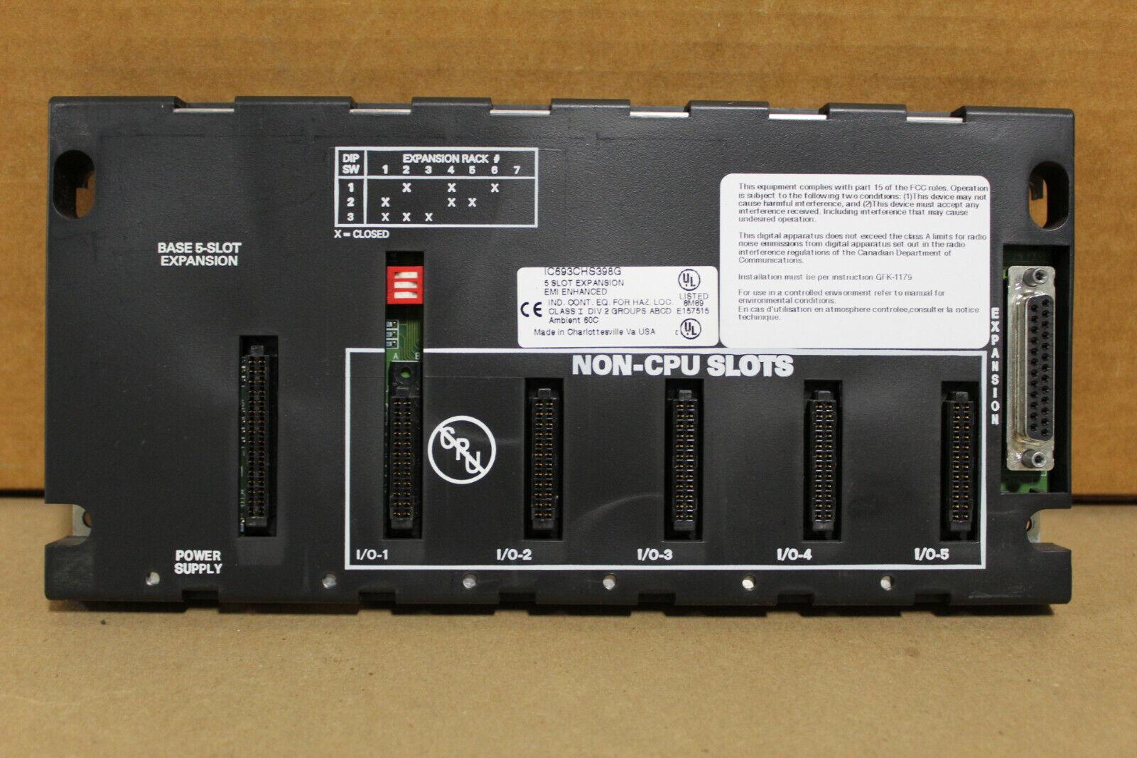 GE Fanuc IC693CPU311-BE Base 5 Slot With CPU Module