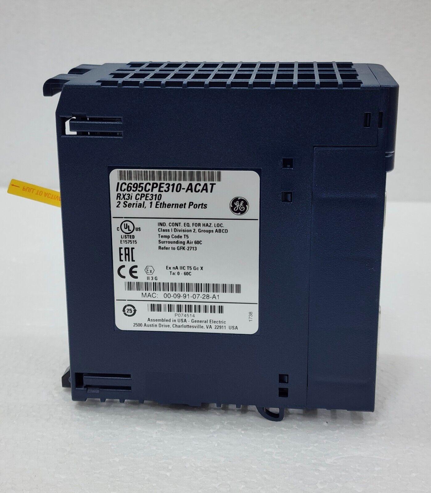 GE Fanuc IC695CPE310 PACSystems™ RX3i CPE310 Controller