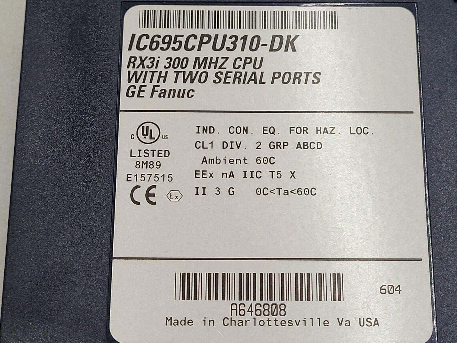 GE Fanuc IC695CPU310 CPU Module