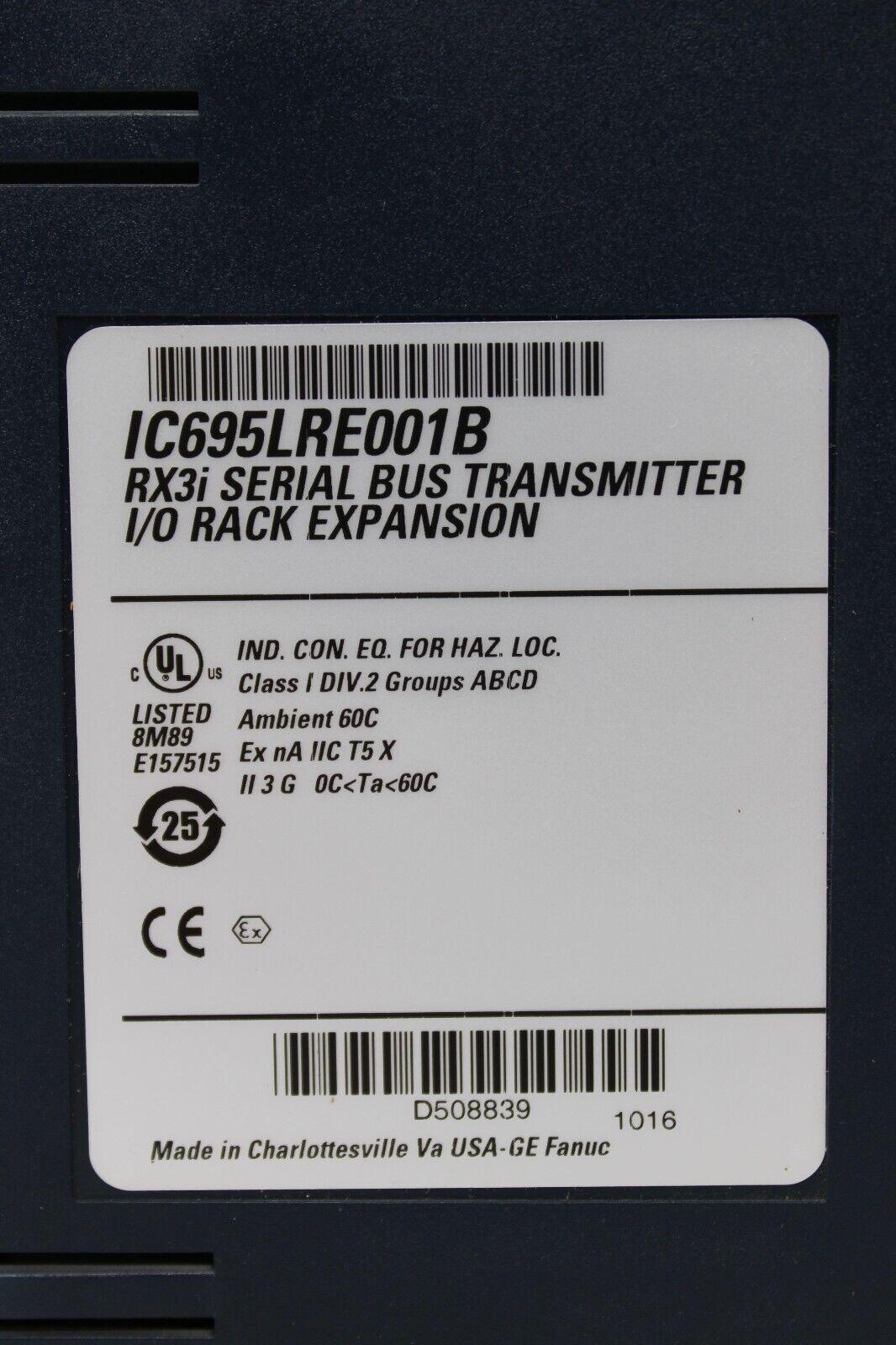 GE Fanuc IC695LRE001 PLC Module