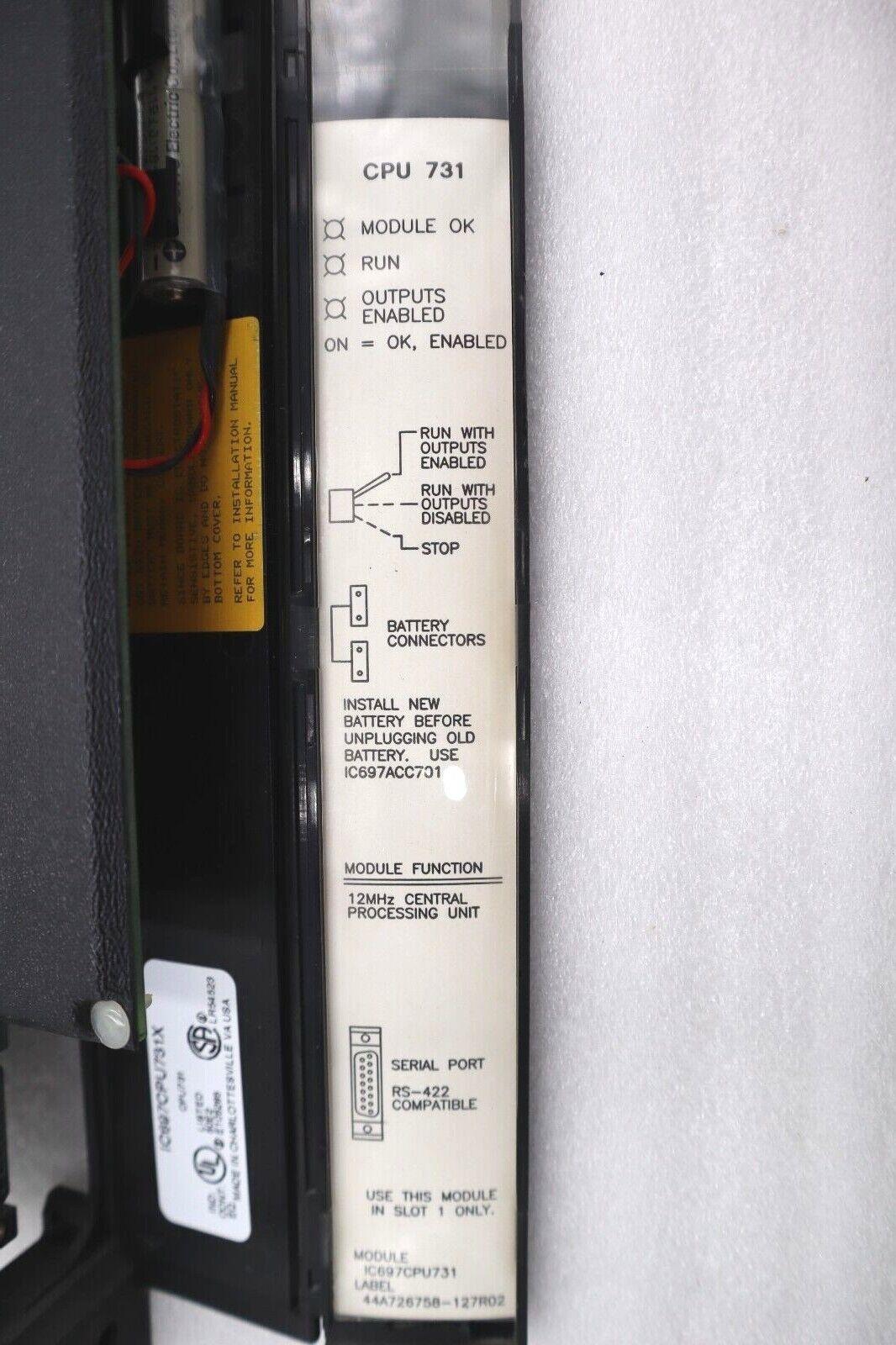 GE Fanuc IC697CPU731 CPU Module