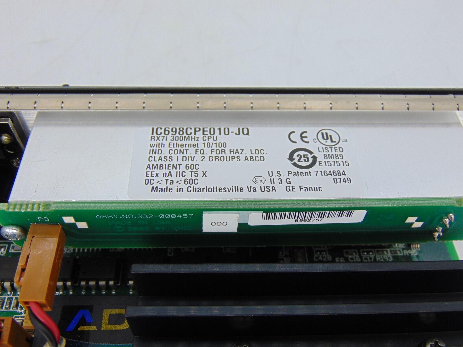 GE FANUC IC698CPE010 CPU Module