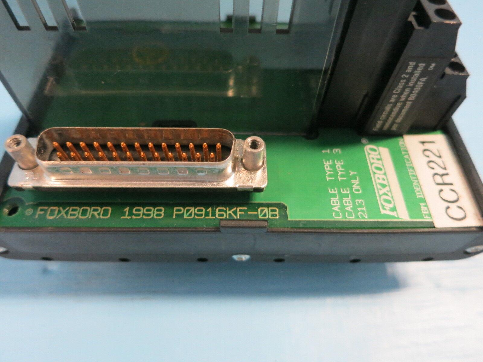 Foxboro FBM237 P0916CC 4-20 mA Output Termination Assembly
