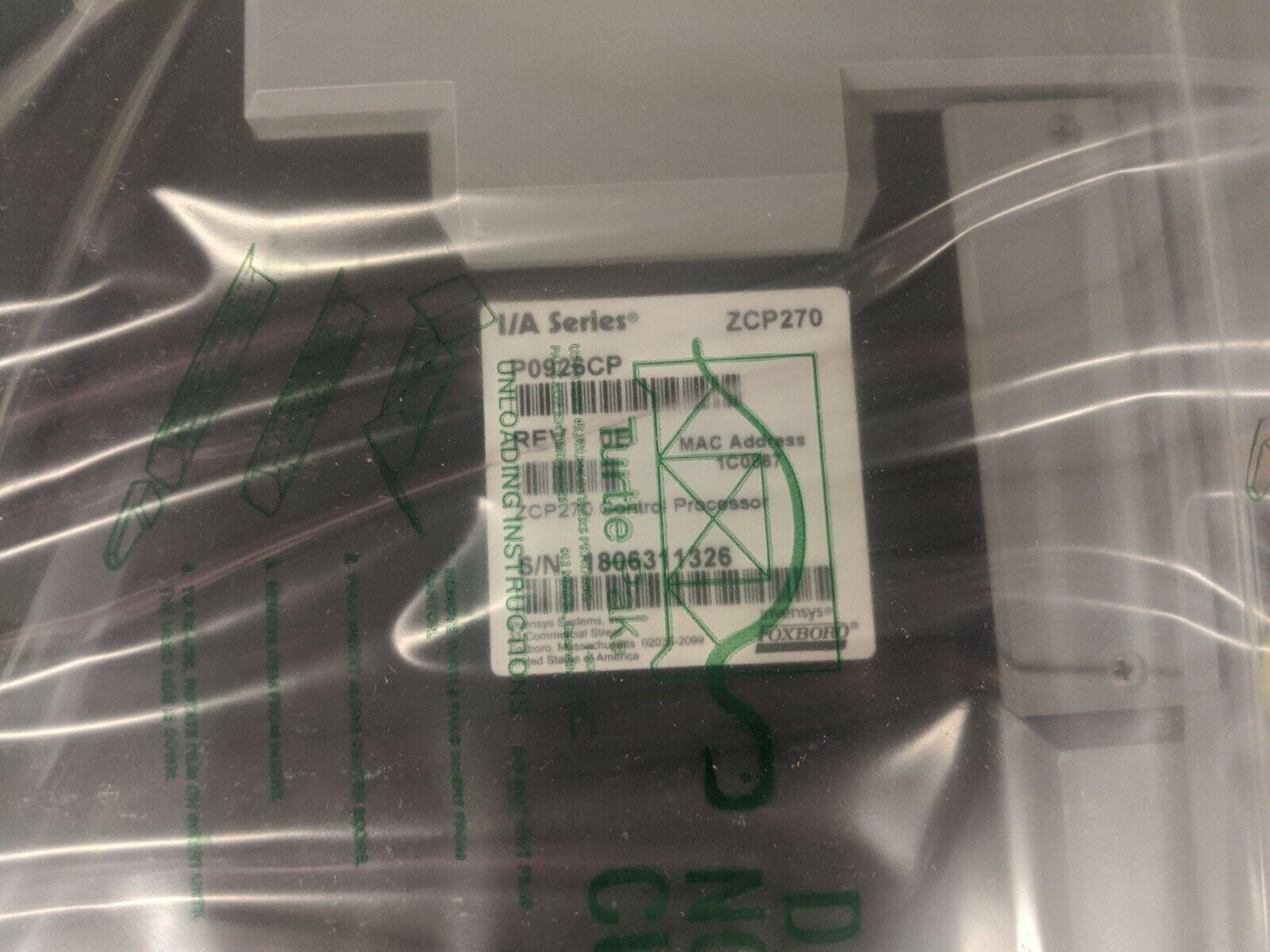 Foxboro ZCP270 P0926CP PLC Module