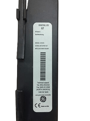 GE Multilin UR67H UR-67H Digital I/O Module