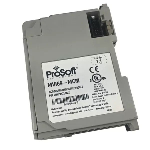 PROSOFT MVI69-MCM Modbus Master/Slave Network Interface Module