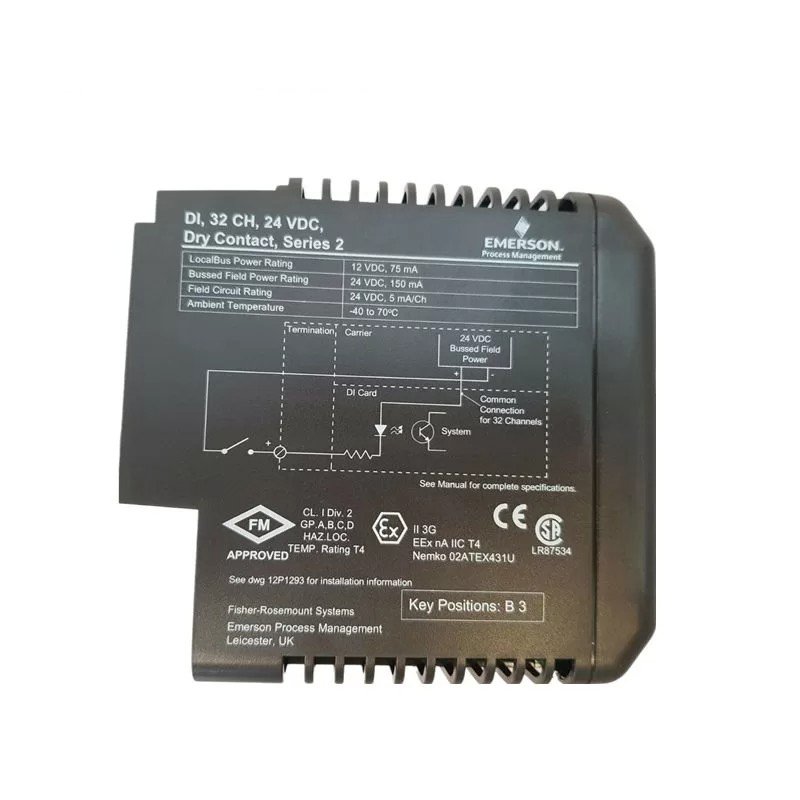 Emerson KJ3203X1-BA1 12P3270X032 Discrete Input Module
