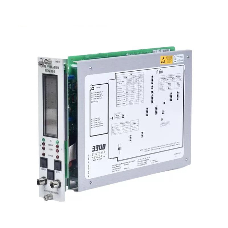 Bently Nevada 3300/15-02-02-01-00-00-00 Dual Vibration Monitor