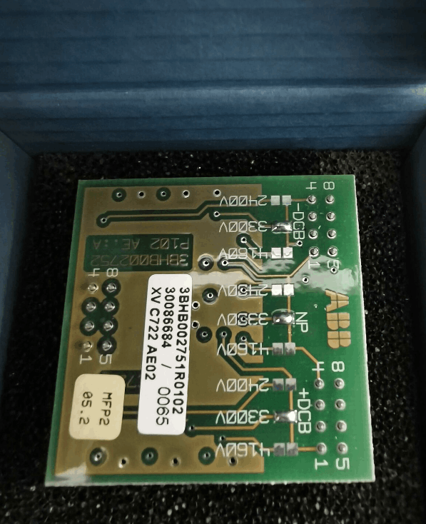 ABB 3BHB002751R0102 VXC722AE02 Voltage Meas.Scaling Card