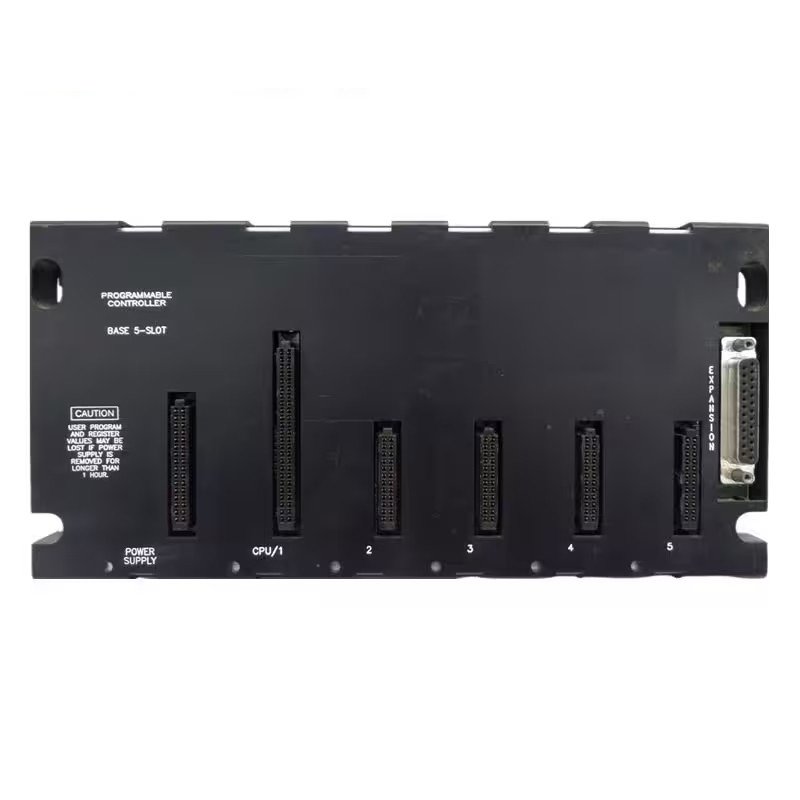 GE Fanuc IC693CHS397C 5-Slot Programmable Controller Baseplate