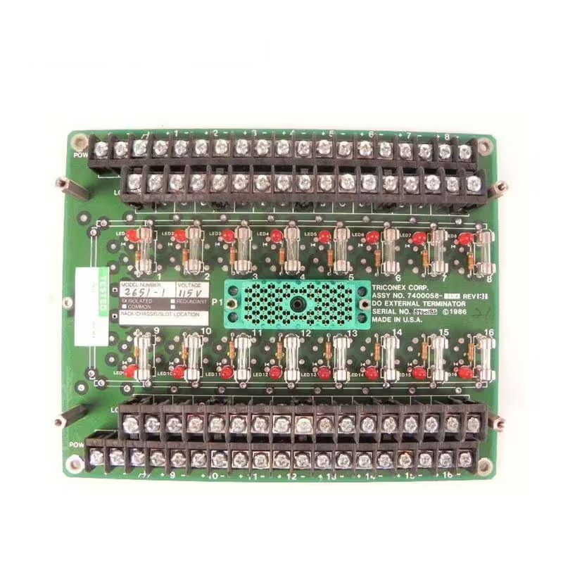 Triconex 2551 7400058-110 Terminal Board