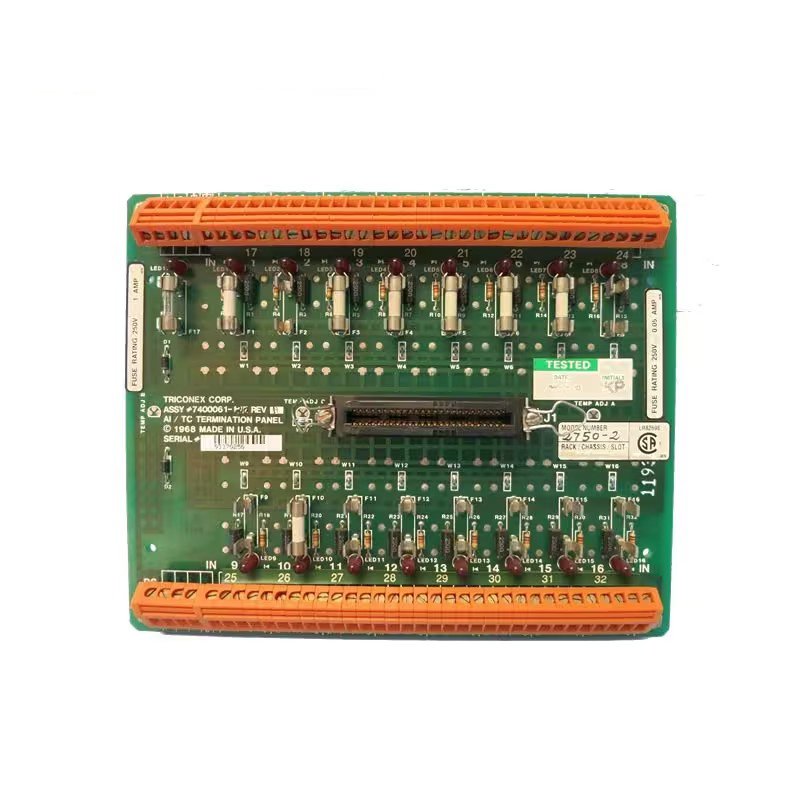 Triconex 2750 7400061-210 AI / TC Termination Panel