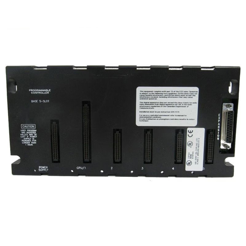 GE Fanuc IC693CHS397H 5-Slot Modular CPU Baseplate