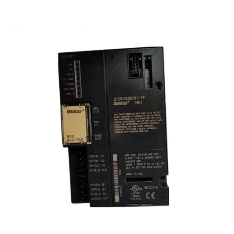 GE Fanuc IC200GBI001-FF Genius Network Interface Unit