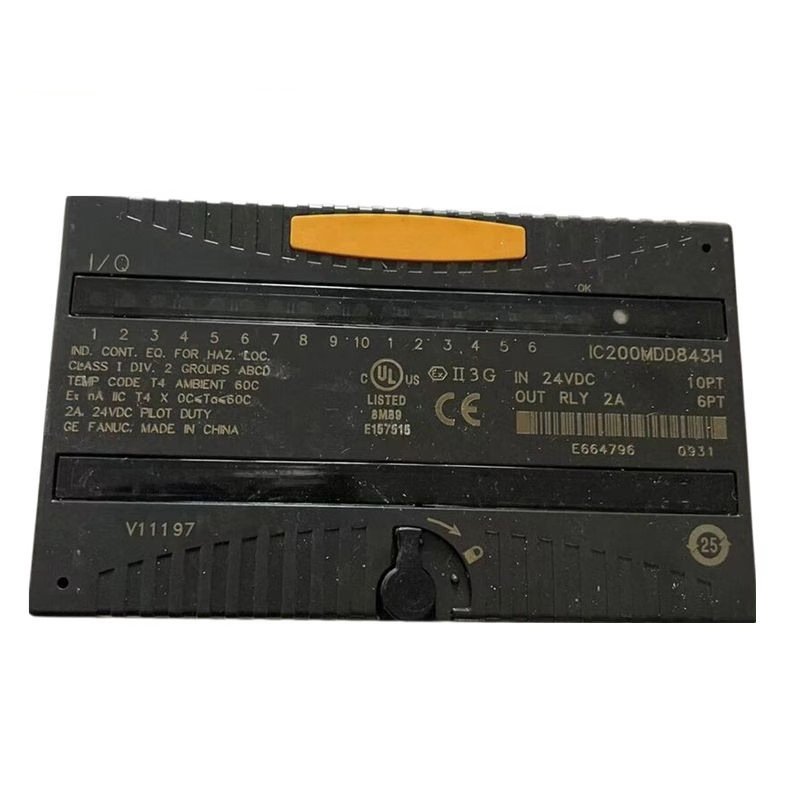 GE Fanuc IC200MDD843C Discrete Mixed I/O Module