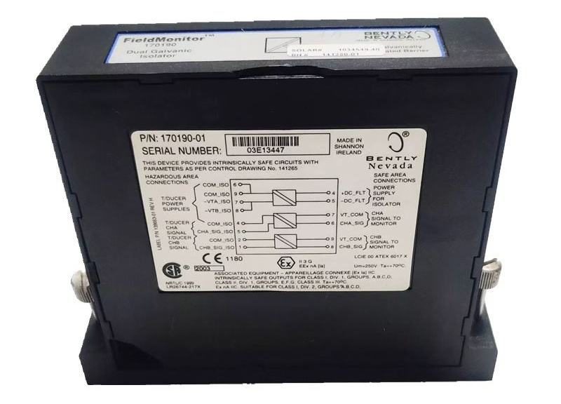 Bently Nevada 170190-01 Dual Galvanic Isolator