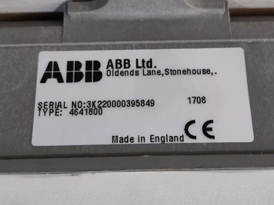 Technical Parameters for ABB 4641/800 Dissolved Oxygen Monitors/Transmitter