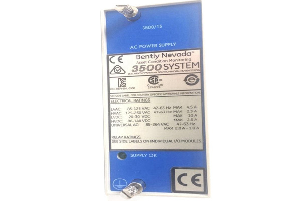 Bently Nevada 1900/65A 167699-02 Purpose Equipment Monitor