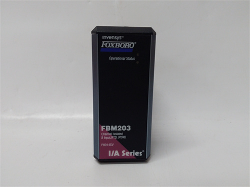 FOXBORO FBM203 Product Overview
